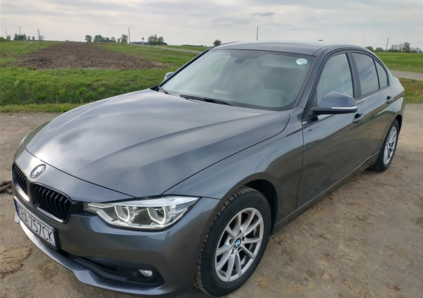 BMW Seria 3 cena 59800 przebieg: 186000, rok produkcji 2017 z Kamieńsk małe 211